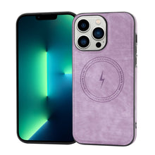 Load image into Gallery viewer, Side PU Hybrid TPU Magsafe Phone Case, For iPhone SE 2022 / 2020 / 8 / 7, For iPhone 13 Pro Max, For iPhone 13 Pro, For iPhone 13, For iPhone 12, For iPhone 12 Pro Max, For iPhone 12 Pro, For iPhone 11 Pro Max