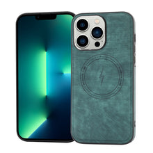 Load image into Gallery viewer, Side PU Hybrid TPU Magsafe Phone Case, For iPhone SE 2022 / 2020 / 8 / 7, For iPhone 13 Pro Max, For iPhone 13 Pro, For iPhone 13, For iPhone 12, For iPhone 12 Pro Max, For iPhone 12 Pro, For iPhone 11 Pro Max