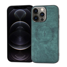 Load image into Gallery viewer, Side PU Hybrid TPU Magsafe Phone Case, For iPhone SE 2022 / 2020 / 8 / 7, For iPhone 13 Pro Max, For iPhone 13 Pro, For iPhone 13, For iPhone 12, For iPhone 12 Pro Max, For iPhone 12 Pro, For iPhone 11 Pro Max