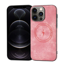 Load image into Gallery viewer, Side PU Hybrid TPU Magsafe Phone Case, For iPhone SE 2022 / 2020 / 8 / 7, For iPhone 13 Pro Max, For iPhone 13 Pro, For iPhone 13, For iPhone 12, For iPhone 12 Pro Max, For iPhone 12 Pro, For iPhone 11 Pro Max