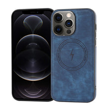 Load image into Gallery viewer, Side PU Hybrid TPU Magsafe Phone Case, For iPhone SE 2022 / 2020 / 8 / 7, For iPhone 13 Pro Max, For iPhone 13 Pro, For iPhone 13, For iPhone 12, For iPhone 12 Pro Max, For iPhone 12 Pro, For iPhone 11 Pro Max