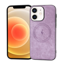 Load image into Gallery viewer, Side PU Hybrid TPU Magsafe Phone Case, For iPhone SE 2022 / 2020 / 8 / 7, For iPhone 13 Pro Max, For iPhone 13 Pro, For iPhone 13, For iPhone 12, For iPhone 12 Pro Max, For iPhone 12 Pro, For iPhone 11 Pro Max