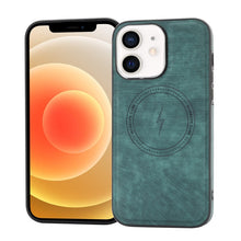 Load image into Gallery viewer, Side PU Hybrid TPU Magsafe Phone Case, For iPhone SE 2022 / 2020 / 8 / 7, For iPhone 13 Pro Max, For iPhone 13 Pro, For iPhone 13, For iPhone 12, For iPhone 12 Pro Max, For iPhone 12 Pro, For iPhone 11 Pro Max