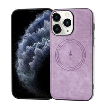 Load image into Gallery viewer, Side PU Hybrid TPU Magsafe Phone Case, For iPhone SE 2022 / 2020 / 8 / 7, For iPhone 13 Pro Max, For iPhone 13 Pro, For iPhone 13, For iPhone 12, For iPhone 12 Pro Max, For iPhone 12 Pro, For iPhone 11 Pro Max