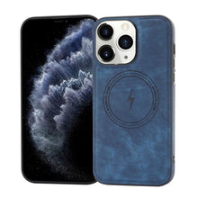 Load image into Gallery viewer, Side PU Hybrid TPU Magsafe Phone Case, For iPhone SE 2022 / 2020 / 8 / 7, For iPhone 13 Pro Max, For iPhone 13 Pro, For iPhone 13, For iPhone 12, For iPhone 12 Pro Max, For iPhone 12 Pro, For iPhone 11 Pro Max