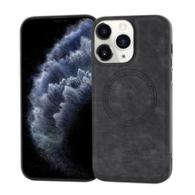 Load image into Gallery viewer, Side PU Hybrid TPU Magsafe Phone Case, For iPhone SE 2022 / 2020 / 8 / 7, For iPhone 13 Pro Max, For iPhone 13 Pro, For iPhone 13, For iPhone 12, For iPhone 12 Pro Max, For iPhone 12 Pro, For iPhone 11 Pro Max