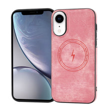 Load image into Gallery viewer, Side PU Hybrid TPU Magsafe Phone Case, For iPhone 11, For iPhone 11 Pro, For iPhone XR, For iPhone XS Max, For iPhone XS /X, For iPhone 8 Plus / 7 Plus