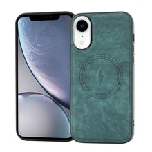 Load image into Gallery viewer, Side PU Hybrid TPU Magsafe Phone Case, For iPhone 11, For iPhone 11 Pro, For iPhone XR, For iPhone XS Max, For iPhone XS /X, For iPhone 8 Plus / 7 Plus