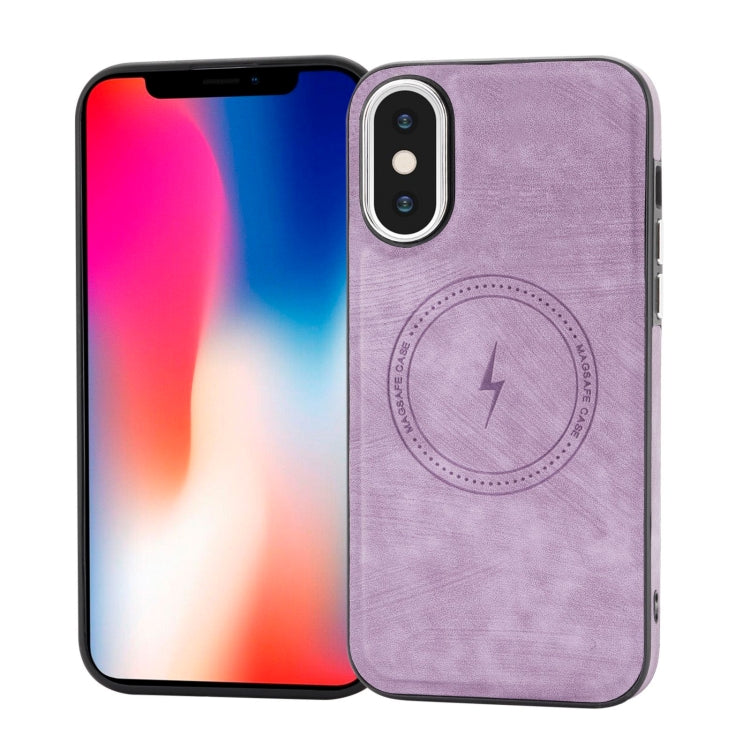 Side PU Hybrid TPU Magsafe Phone Case, For iPhone 11, For iPhone 11 Pro, For iPhone XR, For iPhone XS Max, For iPhone XS /X, For iPhone 8 Plus / 7 Plus