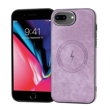 Load image into Gallery viewer, Side PU Hybrid TPU Magsafe Phone Case, For iPhone 11, For iPhone 11 Pro, For iPhone XR, For iPhone XS Max, For iPhone XS /X, For iPhone 8 Plus / 7 Plus