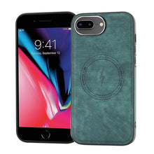 Load image into Gallery viewer, Side PU Hybrid TPU Magsafe Phone Case, For iPhone 11, For iPhone 11 Pro, For iPhone XR, For iPhone XS Max, For iPhone XS /X, For iPhone 8 Plus / 7 Plus