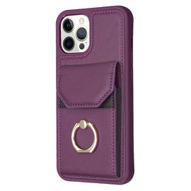 BF29 Organ Card Bag Ring Holder Phone Case, For iPhone 15 Pro Max, For iPhone 15 Pro, For iPhone 15 Plus, For iPhone 15, For iPhone 14 Plus, For iPhone 14 / 13, For iPhone 14 Pro, For iPhone 14 Pro Max, For iPhone SE 2022 / 2020 / 8 / 7