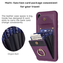Load image into Gallery viewer, BF29 Organ Card Bag Ring Holder Phone Case, For iPhone XS Max, For iPhone 8 Plus / 7 Plus