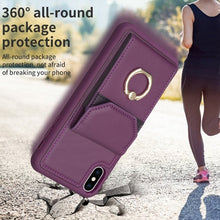Load image into Gallery viewer, BF29 Organ Card Bag Ring Holder Phone Case, For iPhone XS Max, For iPhone 8 Plus / 7 Plus