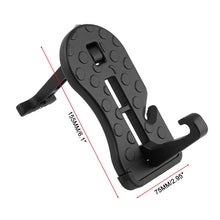 Load image into Gallery viewer, BF013-BK Automotive Door Step Hook Aluminum Foldable Ladder Mini Foot Pedal for Jeep SUV Truck WP, BF013-BK