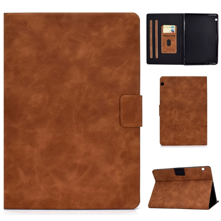 Cowhide Texture Horizontal Flip Leather Case with Holder & Card Slots & Sleep / Wake-up Function, For iPad Pro 11 (2020) & (2018), For iPad 10.2 / Air (2019) / Pro 10.5, For iPad mini 5 / 4 / 3 / 2 / 1, For iPad Air 2 / Air / 9.7 (2018) & (2017)       ...