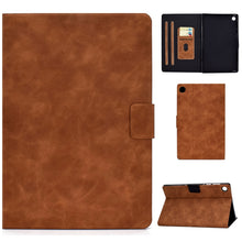Load image into Gallery viewer, Cowhide Texture Horizontal Flip Leather Case with Holder &amp; Card Slots &amp; Sleep / Wake-up Function, For iPad Pro 11 (2020) &amp; (2018), For iPad 10.2 / Air (2019) / Pro 10.5, For iPad mini 5 / 4 / 3 / 2 / 1, For iPad Air 2 / Air / 9.7 (2018) &amp; (2017)       ...