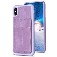 Load image into Gallery viewer, BF28 Frosted Card Bag Phone Case with Holder, For iPhone XS Max, For iPhone 8 Plus / 7 Plus