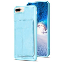 Load image into Gallery viewer, BF28 Frosted Card Bag Phone Case with Holder, For iPhone XS Max, For iPhone 8 Plus / 7 Plus