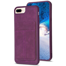 Load image into Gallery viewer, BF28 Frosted Card Bag Phone Case with Holder, For iPhone XS Max, For iPhone 8 Plus / 7 Plus