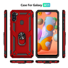 Load image into Gallery viewer, Shockproof TPU + PC Protective Case with 360 Degree Rotating Holder, For Galaxy A11 US