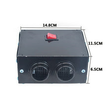 Load image into Gallery viewer, Car 500W High-power Electric Heater Defroster, 12V 2-hole, 24V 2-hole, 12V 4-hole, 24V 4-hole, 12V Classic 2-hole 400W, 12V Classic 2-hole 600W, 12V Classic 2-hole 800W, 24V Classic 2-hole 400W, 24V Classic 2-hole 600W, 24V Classic 2-hole 800W