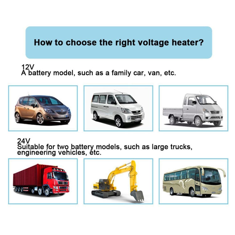 Car 500W High-power Electric Heater Defroster, 12V 2-hole, 24V 2-hole, 12V 4-hole, 24V 4-hole, 12V Classic 2-hole 400W, 12V Classic 2-hole 600W, 12V Classic 2-hole 800W, 24V Classic 2-hole 400W, 24V Classic 2-hole 600W, 24V Classic 2-hole 800W