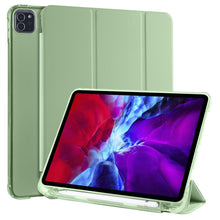 Load image into Gallery viewer, 3-folding Horizontal Flip PU Leather + Shockproof TPU Case with Holder &amp; Pen Slot, For iPad Pro 11 (2020) / iPad Pro 11(2018), For iPad Air 13 2025 / 2024 / iPad Pro 12.9 (2020) / iPad Pro 12.9(2018), For iPad 10.2 2021 / 2020 / 2019                   ...