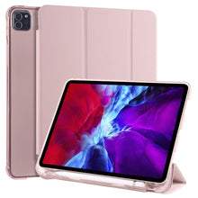 Load image into Gallery viewer, 3-folding Horizontal Flip PU Leather + Shockproof TPU Case with Holder &amp; Pen Slot, For iPad Pro 11 (2020) / iPad Pro 11(2018), For iPad Air 13 2025 / 2024 / iPad Pro 12.9 (2020) / iPad Pro 12.9(2018), For iPad 10.2 2021 / 2020 / 2019                   ...