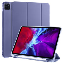 Load image into Gallery viewer, 3-folding Horizontal Flip PU Leather + Shockproof TPU Case with Holder &amp; Pen Slot, For iPad Pro 11 (2020) / iPad Pro 11(2018), For iPad Air 13 2025 / 2024 / iPad Pro 12.9 (2020) / iPad Pro 12.9(2018), For iPad 10.2 2021 / 2020 / 2019                   ...