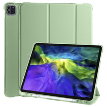 Load image into Gallery viewer, 3-folding Horizontal Flip PU Leather + Shockproof TPU Case with Holder &amp; Pen Slot, For iPad Pro 11 (2020) / iPad Pro 11(2018), For iPad Air 13 2025 / 2024 / iPad Pro 12.9 (2020) / iPad Pro 12.9(2018), For iPad 10.2 2021 / 2020 / 2019                   ...