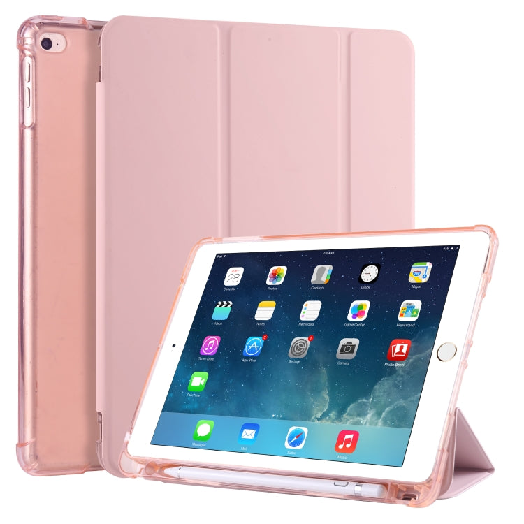 3-folding Horizontal Flip PU Leather + Shockproof TPU Case with Holder & Pen Slot, For iPad Pro 11 (2020) / iPad Pro 11(2018), For iPad Air 13 2025 / 2024 / iPad Pro 12.9 (2020) / iPad Pro 12.9(2018), For iPad 10.2 2021 / 2020 / 2019                   ...