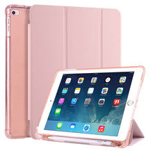 Load image into Gallery viewer, 3-folding Horizontal Flip PU Leather + Shockproof TPU Case with Holder &amp; Pen Slot, For iPad Pro 11 (2020) / iPad Pro 11(2018), For iPad Air 13 2025 / 2024 / iPad Pro 12.9 (2020) / iPad Pro 12.9(2018), For iPad 10.2 2021 / 2020 / 2019                   ...
