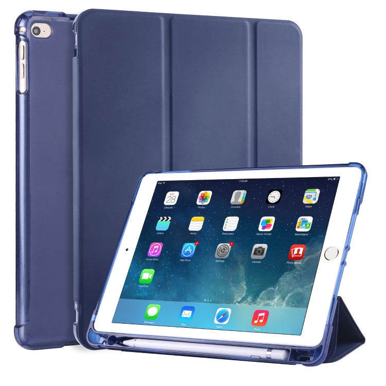 3-folding Horizontal Flip PU Leather + Shockproof TPU Case with Holder & Pen Slot, For iPad Pro 11 (2020) / iPad Pro 11(2018), For iPad Air 13 2025 / 2024 / iPad Pro 12.9 (2020) / iPad Pro 12.9(2018), For iPad 10.2 2021 / 2020 / 2019                   ...