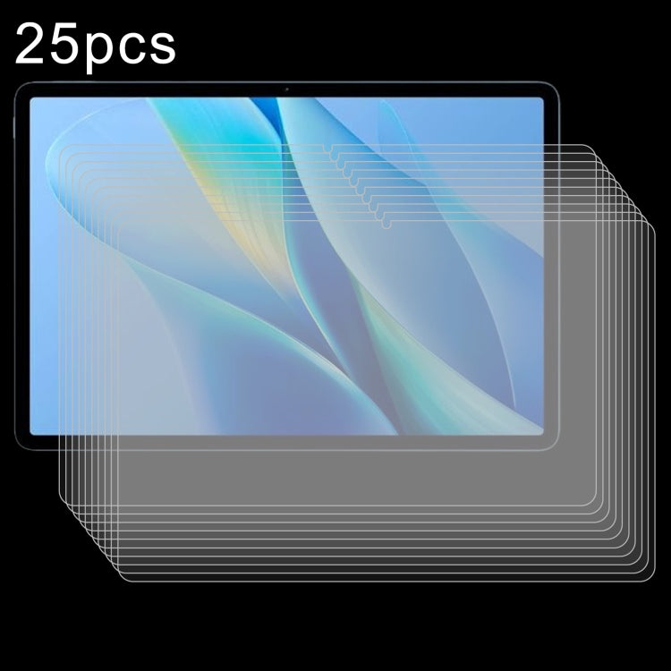 25pcs 9H 0.3mm Explosion-proof Tempered Glass Film, For vivo iQOO Pad5 / OPPO Pad 5, For vivo Pad5 Pro / Pad3 Pro 13, For vivo Pad Air