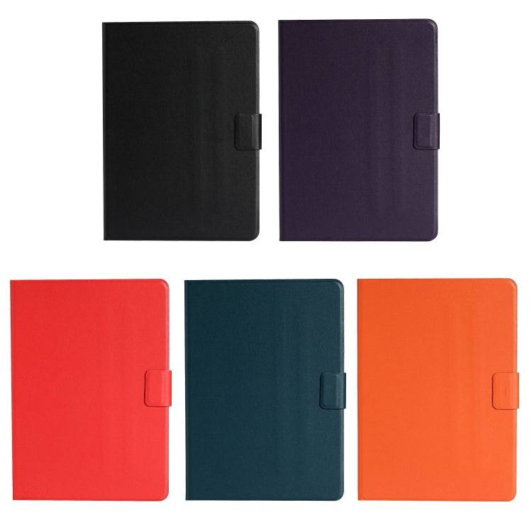 Solid Color Horizontal Flip Leather Case with Card Slots & Holder & Sleep / Wake-up Function