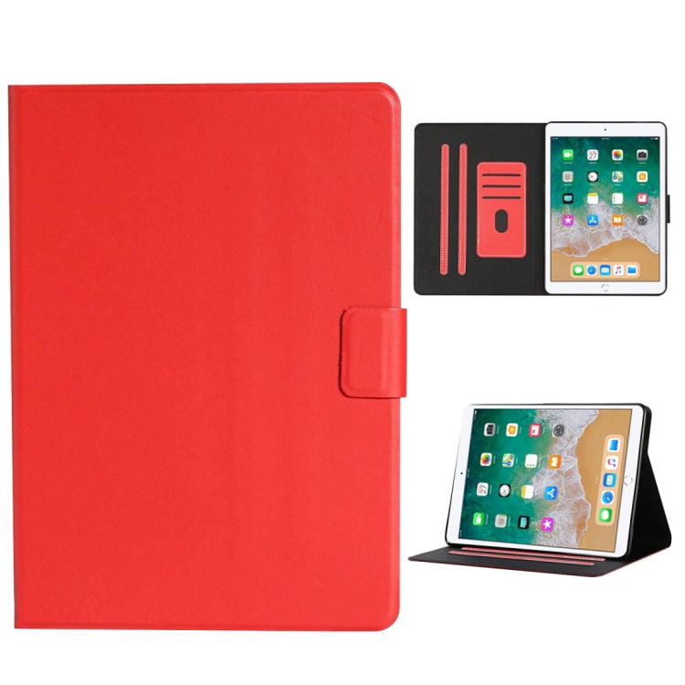 Solid Color Horizontal Flip Leather Case with Card Slots & Holder & Sleep / Wake-up Function