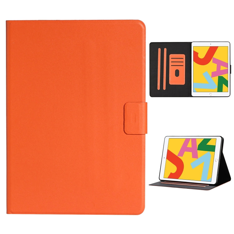 Solid Color Horizontal Flip Leather Case with Card Slots & Holder & Sleep / Wake-up Function