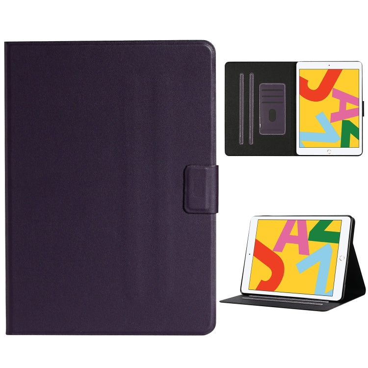 Solid Color Horizontal Flip Leather Case with Card Slots & Holder & Sleep / Wake-up Function