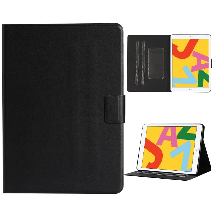 Solid Color Horizontal Flip Leather Case with Card Slots & Holder & Sleep / Wake-up Function