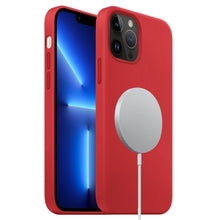 Load image into Gallery viewer, Liquid Silicone Full Coverage MagSafe Phone Case, For iPhone 13 Pro Max, For iPhone 13 Pro, For iPhone 13, For iPhone 13 mini