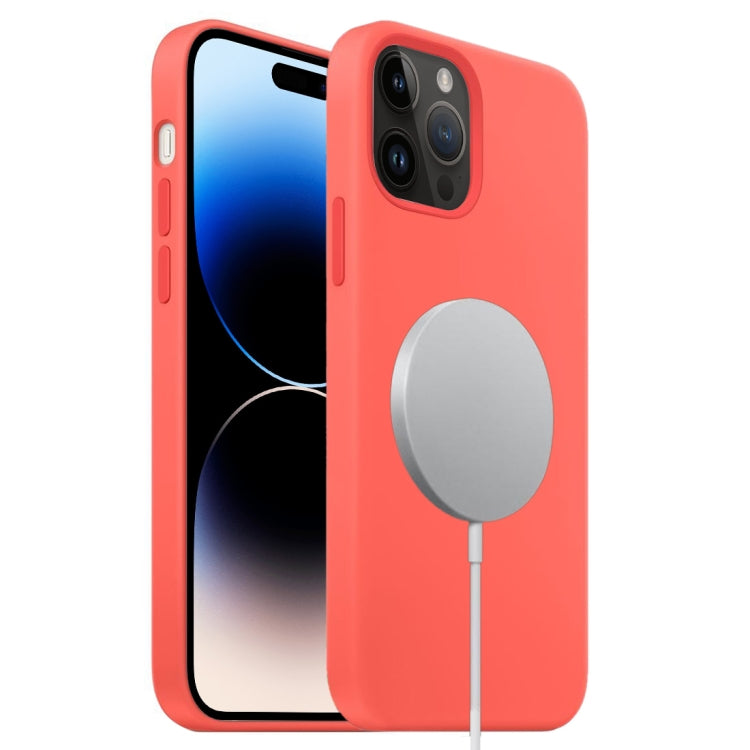 Liquid Silicone Full Coverage MagSafe Phone Case, For iPhone 15 Plus, For iPhone 15, For iPhone 14 Plus, For iPhone 14, For iPhone 14 Pro, For iPhone 14 Pro Max