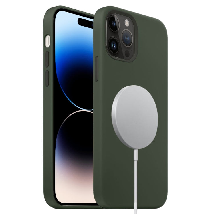 Liquid Silicone Full Coverage MagSafe Phone Case, For iPhone 15 Plus, For iPhone 15, For iPhone 14 Plus, For iPhone 14, For iPhone 14 Pro, For iPhone 14 Pro Max