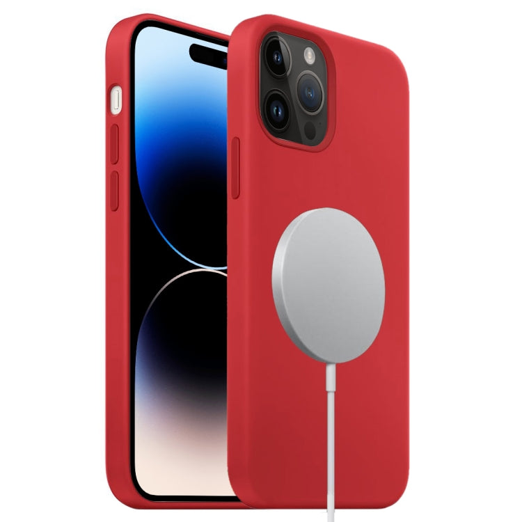 Liquid Silicone Full Coverage MagSafe Phone Case, For iPhone 15 Plus, For iPhone 15, For iPhone 14 Plus, For iPhone 14, For iPhone 14 Pro, For iPhone 14 Pro Max