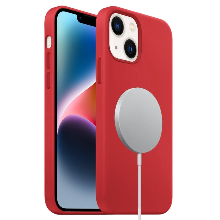 Liquid Silicone Full Coverage MagSafe Phone Case, For iPhone 15 Plus, For iPhone 15, For iPhone 14 Plus, For iPhone 14, For iPhone 14 Pro, For iPhone 14 Pro Max