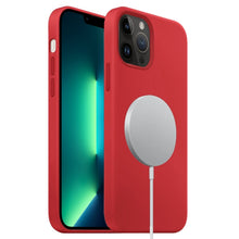 Load image into Gallery viewer, Liquid Silicone Full Coverage MagSafe Phone Case, For iPhone 13 Pro Max, For iPhone 13 Pro, For iPhone 13, For iPhone 13 mini