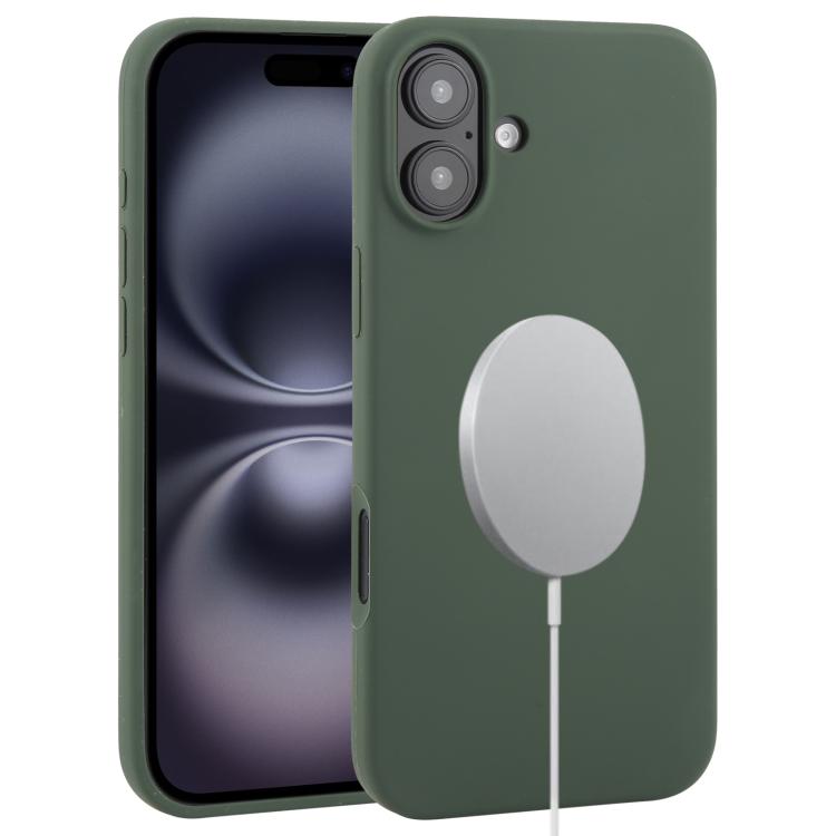 Liquid Silicone Full Coverage MagSafe Phone Case, For iPhone 16 Pro Max, For iPhone 16 Pro, For iPhone 16 Plus, For iPhone 16, For iPhone 15 Pro Max, For iPhone 15 Pro