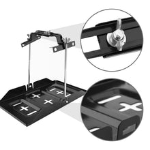 Load image into Gallery viewer, Car Universal Battery Bracket Adjustable Battery Fixed Holder + Base Tray, 28.5cm Base + 19cm Bracket, 28.5cm Base + 23cm Bracket, 28.5cm Base + 27cm Bracket, 34.5cm Base + 19cm Bracket, 34.5cm Base + 23cm Bracket, 34.5cm Base + 27cm Bracket