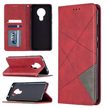Load image into Gallery viewer, Lamb Texture Prismatic Hidden Magnetic Horizontal Flip Leather Case with Bracket &amp; Card Slots &amp; Wallet, For Xiaomi Redmi Note 9, For Huawei P smart 2020, For Nokia 5.3