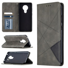 Load image into Gallery viewer, Lamb Texture Prismatic Hidden Magnetic Horizontal Flip Leather Case with Bracket &amp; Card Slots &amp; Wallet, For Xiaomi Redmi Note 9, For Huawei P smart 2020, For Nokia 5.3
